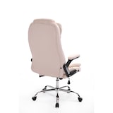 thumbnail of Sedia da ufficio Thor in similpelle crema
