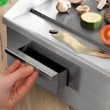 thumbnail of VERTES grillplaat bakplaat plancha grill elektrisch 3000W roestvrij staal (grilloppervlak glad & met groeven 55x35cm, thermostaat)