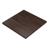thumbnail of Gastro Stehtisch 50x50 cm | Walnuss | Edelstahlgestell