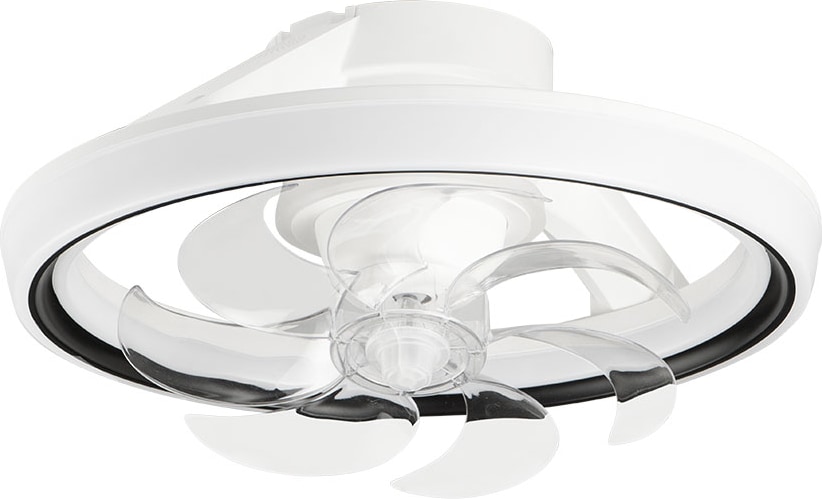 Orbegozo ventilador de techo con luz CP 149035, 6 velocidades, mando a distancia, temporizador, diámetro 47 cm, 20 W