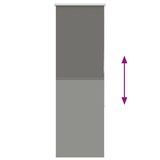 thumbnail of vidaXL Verdunkelungsrollo Grau 50x150 cm Stoffbreite 45,7 cm Polyester