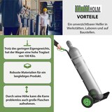 thumbnail of Gasflaschenkarre 100kg Traglast mit Handschutzbügel & Sicherungskette Transport von technischen Gase