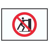 thumbnail of Nicht schieben Symbol Schild A4 (210x297mm)