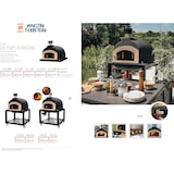 thumbnail of MF - Forno a Lenha de Obra para Exterior Modelo OLYMPUS MONS (Preto - 130 x 130 x 161 cm) – Isolado com Cortiça e 3 Mantas Cerâmicas