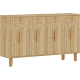 thumbnail of Buffet 4 portes en aggloméré Tiger chêne Hanah Home