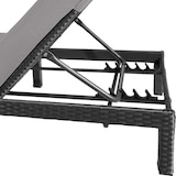 thumbnail of tectake Tumbona de polirratán SOFIA - Negro