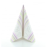thumbnail of Sovie HOME Serviette Kommunion/Konfirmation in Rosa-Grün aus Linclass® Airlaid 40 x 40 cm, 12 Stück
