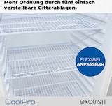 thumbnail of Exquisit Glastürkühlschrank, 280l Getränkekühlschrank mit LED, Umluft, 5 verstellbare Ablagen, CoolPro, GKS5260-GT-431D weiss