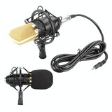 thumbnail of Microphone De Studio Professionnel Avec Support Antichoc Et Port Écouteurs 3.5mm Noir YONIS