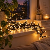 thumbnail of WellHome - Lichterkette mit 80 warmweißen LEDs mit 8 Funktionen und Timer - 3 Meter