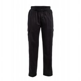 thumbnail of Pantalón de cocina Chef Works Slim Fit Cargo unisex negro L