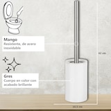 thumbnail of Spirella - Coleção de tubos, Escova de banheiro 10,5x10,5x42,0cm, Porcelana, Branco