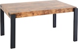 thumbnail of Décoshop26 - Esstisch im Industriedesign 140 x 80 cm MDF dunkle Eiche und Metall 04_0008561