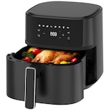 thumbnail of 6,5L Heißluftfritteuse 1700W - XL Airfryer mit Timer, Metall-Innenraum, 8 Programme, Digitaldisplay, Ohne Öl, mit Rezeptbuch, Spülmaschinenfest
