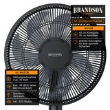 thumbnail of Brandson Standventilator mit DC-Motor, Ventilator mit Fernbedienung, sehr leise, energiesparend, 60°, 90° und 120° Oszillation, Timer
