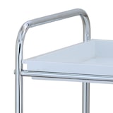 thumbnail of Oreste Luchetta carrello RISOR struttura realizzata in metallo cromato H.80 x L.62 x P.39 cm