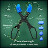 thumbnail of La Croquetera - Set mit multifunktionalem Utensil mit 4 austauschbaren Formen und 40 Aufbewahrungstabletts für Kroketten in Blau