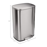 thumbnail of Kitchen Move Balde de Lixo com Pedal Inox ADMIRAL prata 50L Aço inoxydable Dinheiro