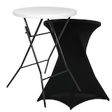 thumbnail of Mange-debout pliant et housse de mange debout noire