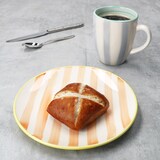 thumbnail of Beach Pastello Stripes 12tlg Frühstücksset Steingut 6Pers Teller Becher Pastell