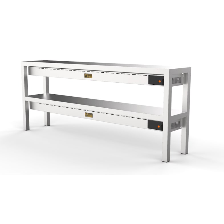 Scaldino in ceramica a 2 livelli Combisteel 2000