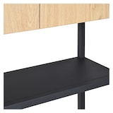 thumbnail of Meuble wc pont de rangement étagère wc bois et métal JAMY