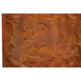 thumbnail of Biscottini Piastra in ghisa 47x2,5x46 cm - Lastra per caminetto con stemma per camino - Griglia in ghisa