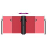 thumbnail of Toldo lateral retráctil rojo 100x1000 cm