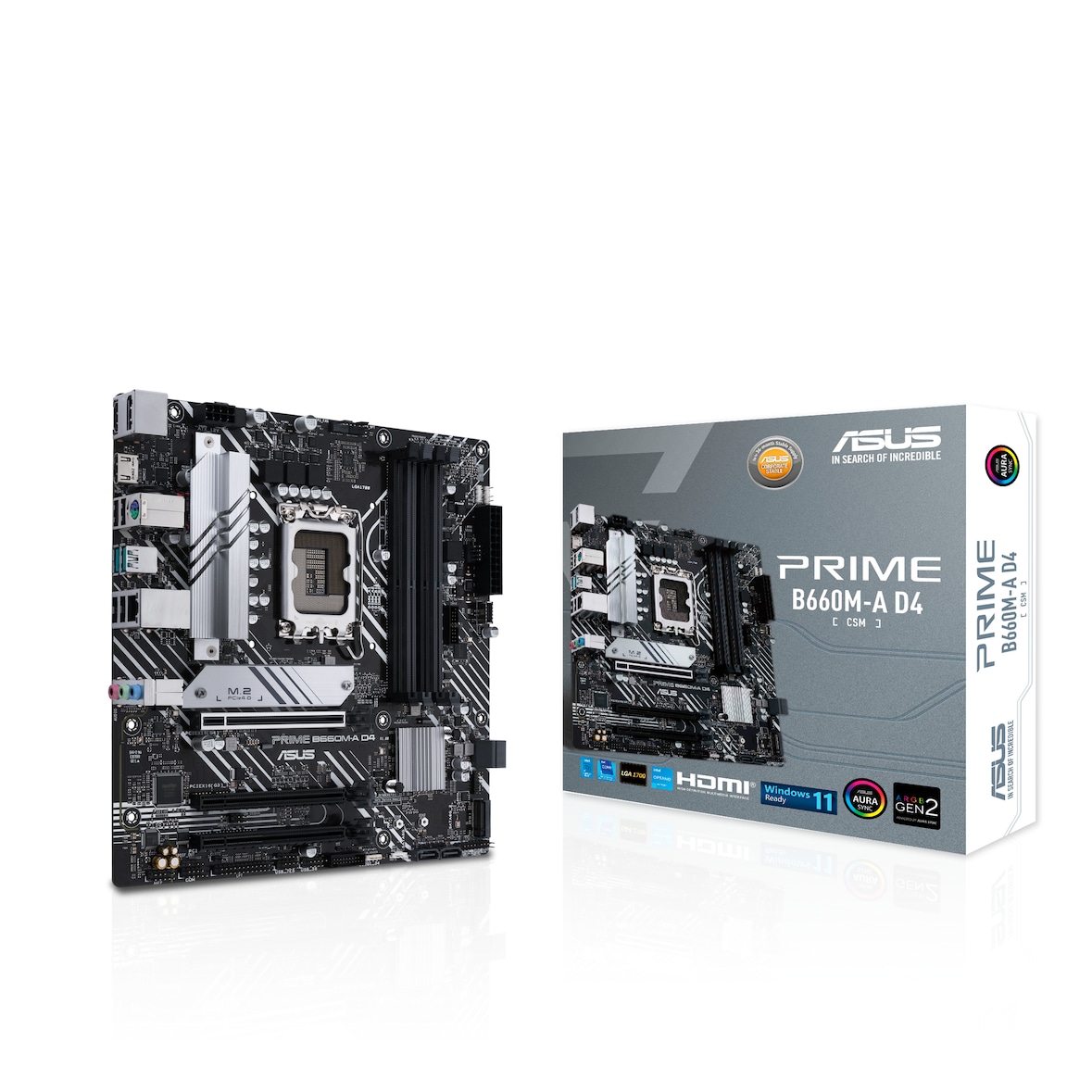 ASUS PRIME B660M-A D4-CSM Business Mainboard Sockel Intel LGA 1700