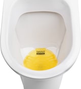 thumbnail of 12x Klo-Igel Urinaleinleger (Pissoirsieb, Pissoireinsatz, Urinalsieb) Lemon: "Du musst aber eine große Nase haben!"