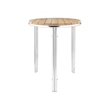 thumbnail of Mesa redonda Bolero de madera de fresno, 3 patas, 60 cm