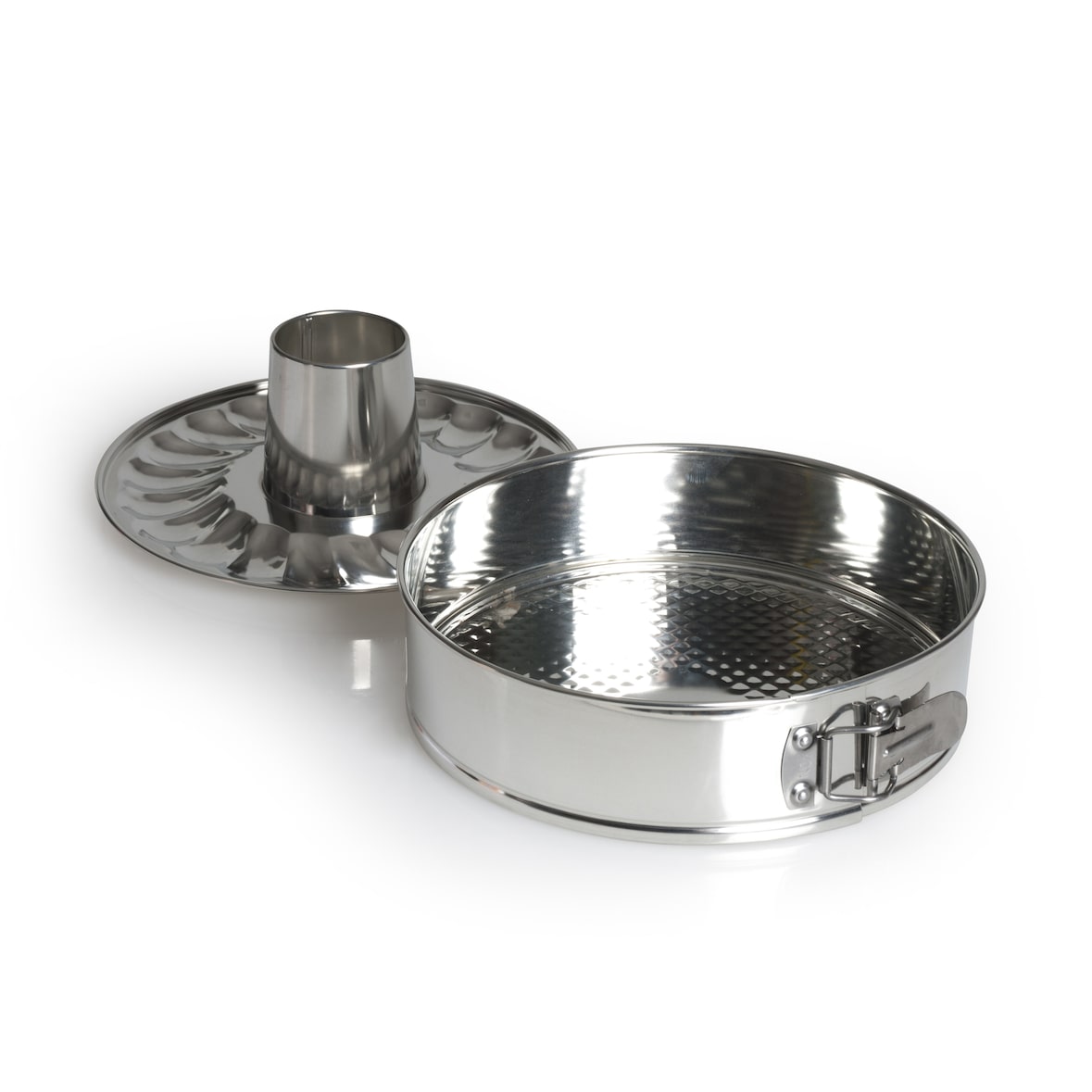 Excelsa molde para tarta Silver Baking de acero 25 x 8 x 25 cm color plata