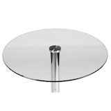 thumbnail of Mesa de cristal redonda 105 cm Vidrio transparente
