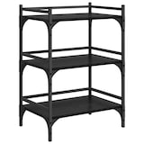 thumbnail of vidaXL Keuken Trolley Zwart Eiken 50 x 35 x 75.5 cm Bewerkt hout