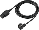 thumbnail of BACHMANN Netzkabel Schutzkontakt - IEC320-C19 16A/250V, unverpackt, schwarz, 3 m