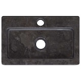 thumbnail of vidaXL Wandwaschbecken Schwarz 38x24x6,5 cm Marmor