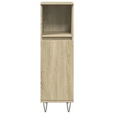 thumbnail of vidaXL Badschrank Sonoma-Eiche 30x30x100 cm Holzwerkstoff