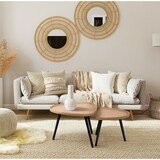 thumbnail of SIT Möbel mesa auxiliar triangular set de 2 | tablero MDF con corcho natural | marco 3 patas pino negro | A 50 x P 40 x A 44 cm | 19000-83