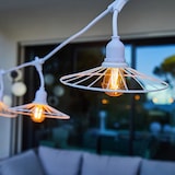 thumbnail of Lumisky CHIC CAGE 10xE27 6M Luci a stringa in filo metallico Acciaio Bianco