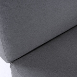 thumbnail of Pack 2 cojines para tumbona de exterior estándar Olefin color gris, Tamaño 190x60x10 cm, No pierde color, Desenfundable