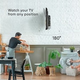 thumbnail of ONKRON drehbare TV-Wandhalterung für 32–65 Zoll (bis 41 kg), schwenkbar, neigbar & ausziehbar, VESA max. 400x400, Schwarz, Modell M4R-B