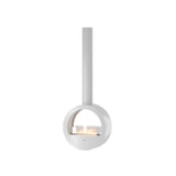 thumbnail of Lareira suspensa a bioetanol Incyrcle Slim de 2 lados no teto - Biolareira de design redondo com fachada dupla aberta d.70cm branca