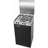 thumbnail of CFParker Fornello Cucina a Gas Metano 4 Fuochi Acciaio Inox Doppia Corona 3,5 Kw con Mobile Portabombola Grigio Grafite Made in Italy - 541ACCGPm/C