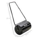 thumbnail of DURHAND Rodillo de Césped Jardín Acero 38L Llena Agua Arena Φ32x50cm Asa