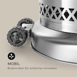 thumbnail of Goldflame Deluxe Terrassenheizstrahler 36.000BTU/11kW mobil Edelstahl Silber-Metallic