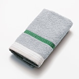 thumbnail of Benetton - Toalha de Lavabo 30x50cm 100% Algodão Cinza com Listras Neutral