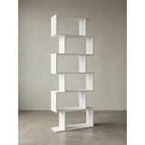 thumbnail of Bücherregal WL5.691 70 x 23,5 x 190,5 cm weiß, Standregal 6 Fächer, Kleine Design Kommode, Modernes Aktenregal Spanplatte Freistehend,