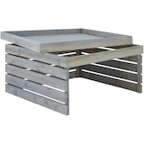 thumbnail of Rasenmäher-Roboter-Garage Hortus, Holz, bepflanzbares Dach - grau