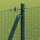 thumbnail of vidaXL Zaunpfosten Grün 50 x 1,2 m (25 x 25 mm Gitter) Stahl und PVC