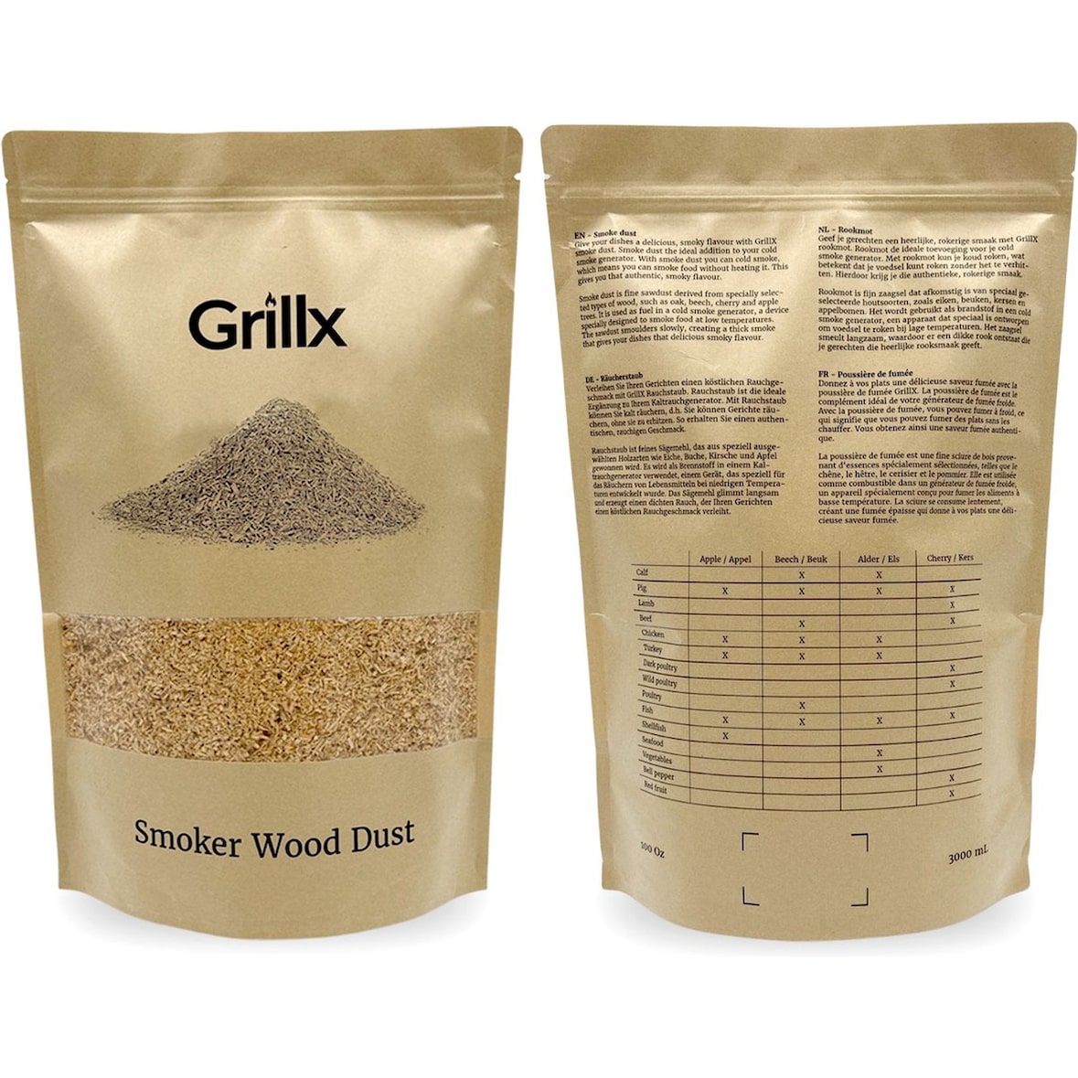 GrillX Rookmot Els 3000ml